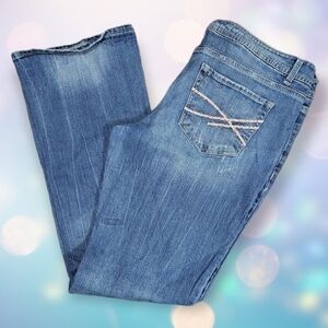 Areopostale Women's Chelsea Bootcut Mid-rise Jeans Size 13/14
